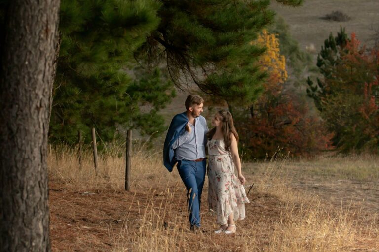 romantic golden hour engagement photo shoots in adelaide